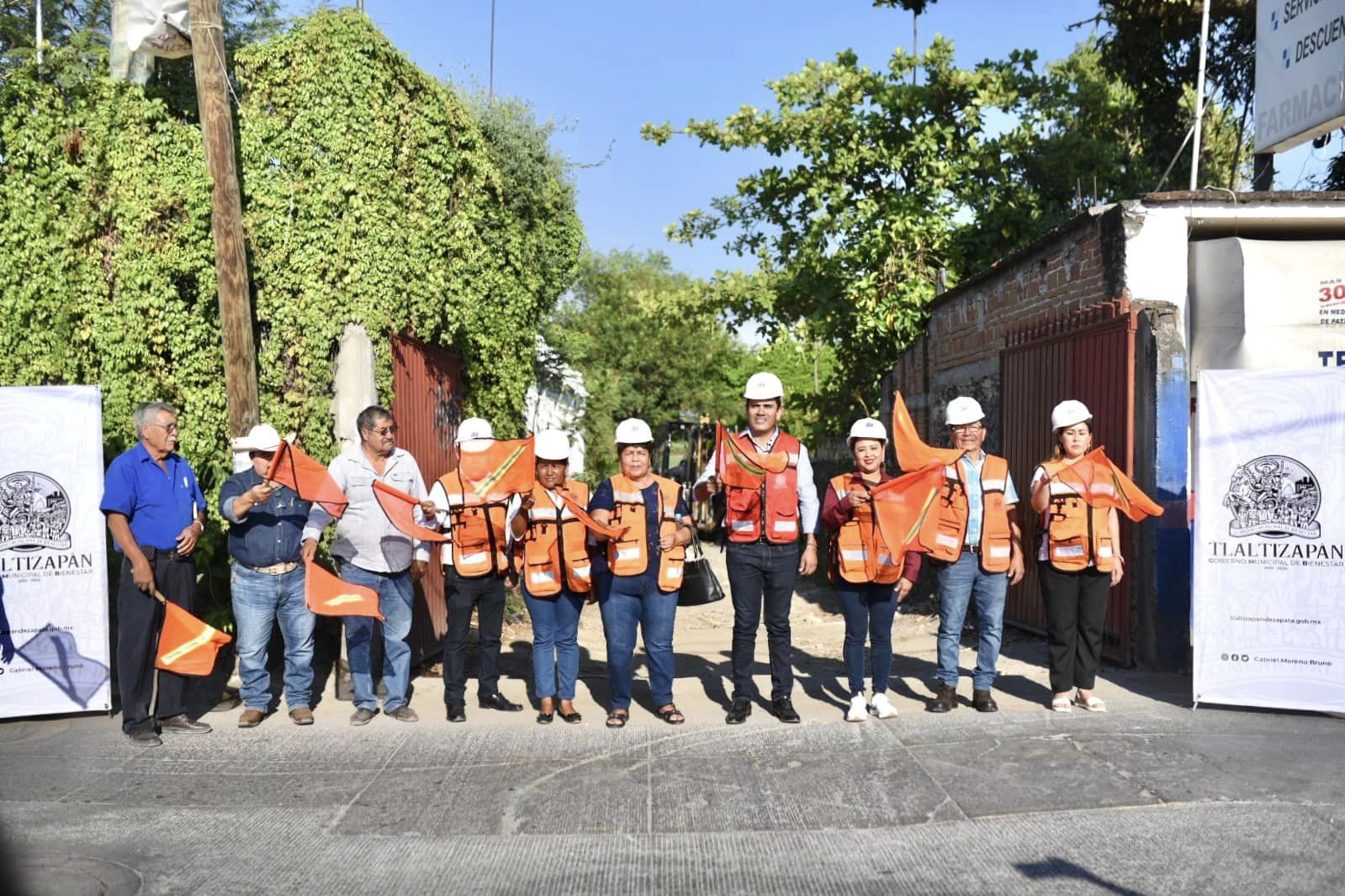 ARRANQUE DE OBRA EN LA COLONIA CENTRO DE TLALTIZAPÁN